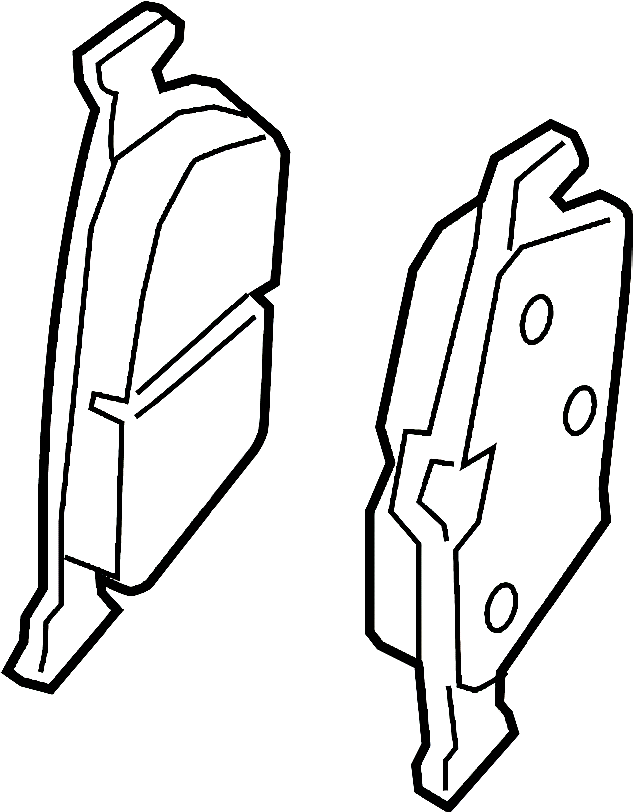 Brake Lining 5Q0-698-451-AF - Original Auto Part